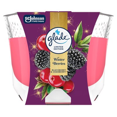 Obrázek Glade vonná svíčka  Winter Berries 204g