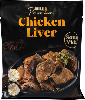 Obrázek BILLA Premium Sous-Vide kuřecí játra