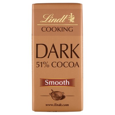Obrázek Lindt Hořká čokoláda na vaření 51% 200g