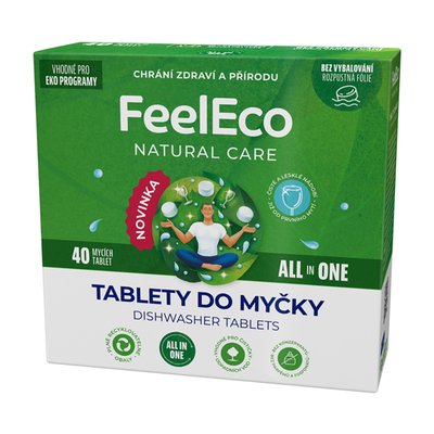Obrázek FeelEco Tablety do myčky All in One 40 ks