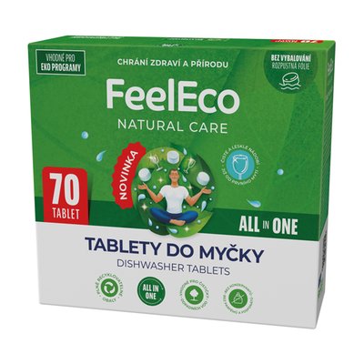 Obrázek FeelEco Tablety do myčky All in One 70 ks