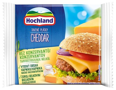 Obrázek Hochland tavené plátky Cheddar 130g