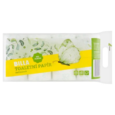 Obrázek BILLA Toaletní papír heřmánek 3 vrstvy 8 rolí