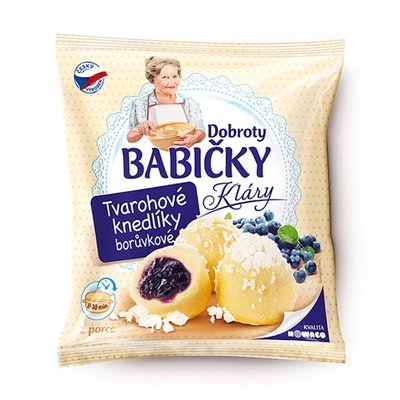 Obrázek ŠETŘÍME JÍDLEM: Tvarohové knedlíky borůvkové Dobroty babičky Kláry 320 g