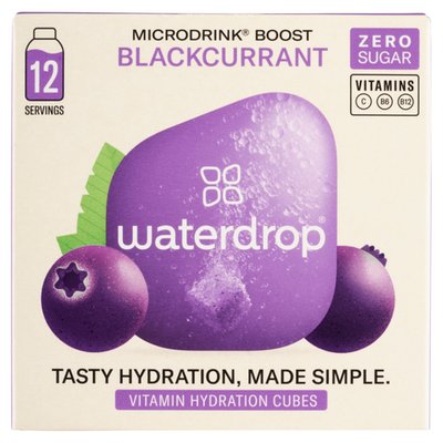 Obrázek ŠETŘÍME JÍDLEM: Waterdrop Microdrink černý rybíz, černý bez, acai příchuť 24g