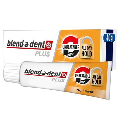 Obrázek Blend-a-dent Fixační Krém Plus Unbeatable Bite pro Úplné a Částečné Zubní Náhrady 40 ml
