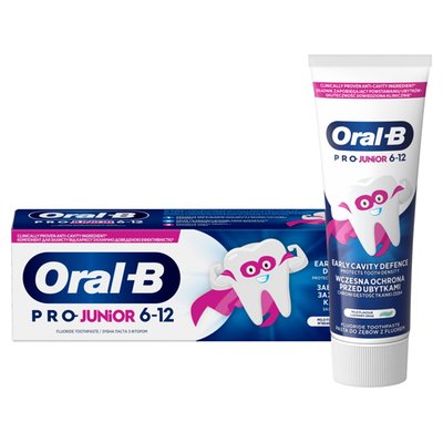 Obrázek Oral-B Pro Junior Zubní Pasta, 6–12 let, 75 ml