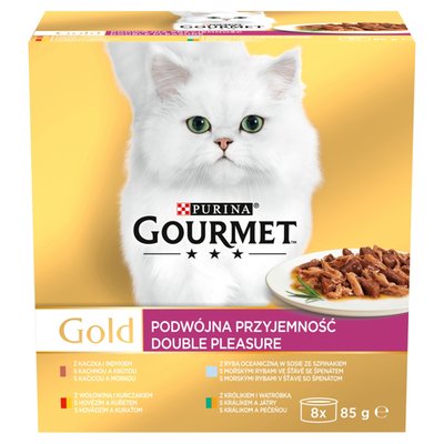 Obrázek ŠETŘÍME JÍDLEM: GOURMET Gold Multipack Double Pleasure 8 x 85g