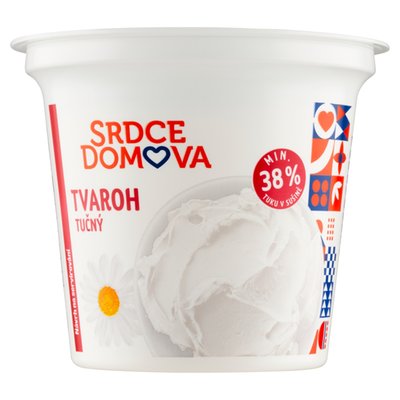 Obrázek Srdce domova Tvaroh tučný 250g