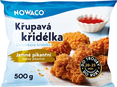Obrázek ŠETŘÍME JÍDLEM: Nowaco Křupavá křidélka lehce pikantní
