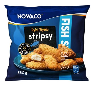 Obrázek Nowaco Rybí stripsy nemleté 350g