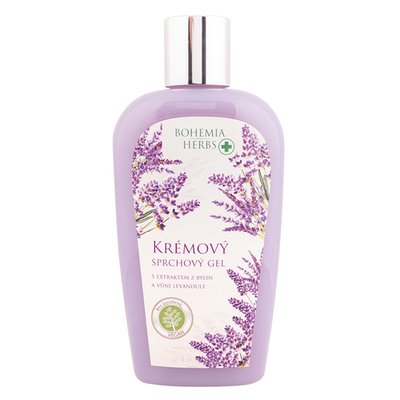 Obrázek Bohemia Herbs krémový sprchvý gel 250ml - levandule