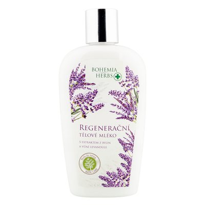 Obrázek Bohemia Herbs tělové mléko 250ml - levandule