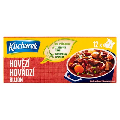 Obrázek Kucharek Hovězí bujón 12 x 10g (120g)