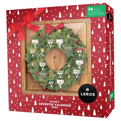 Obrázek Leros Bylinný adventní kalendář věnec, 24NS