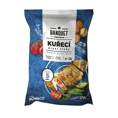 Obrázek ŠETŘÍME JÍDLEM: Kuřecí prsa sous-vide Banquet 390ml