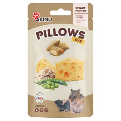 Obrázek ŠETŘÍME JÍDLEM: Akinu PILLOWS Polštářky se sýrem pro hlodavce 40g