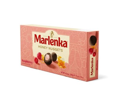 Obrázek Malinové medové kuličky Marlenka 235g