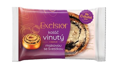 Obrázek Excelsior Koláč vinutý mák se švestkami