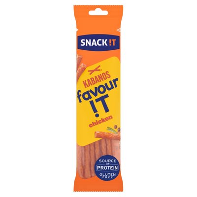 Obrázek Snack !t Kuřecí klobásky 85g