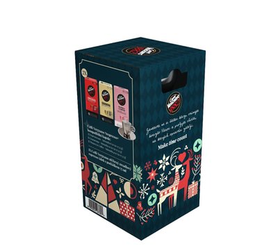 Obrázek Vergnano vánoční dárkové balení Nespresso kompat. kapsle