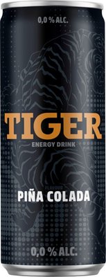 Obrázek Tiger energy drink Pina Colada flavoured 0,25L plech