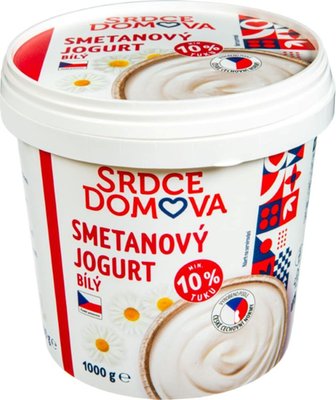 Obrázek Sdrce domova jogurt bílý smetanový 1 kg