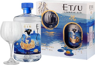 Obrázek Etsu Japanese Gin 43% 0,7 l + Sklenice