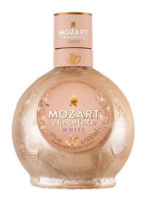 Obrázek ŠETŘÍME JÍDLEM: Mozart White Chocolate Cream liqueur 15% 0,5l