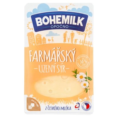 Obrázek Bohemilk Farmářský uzený sýr plátky 100g