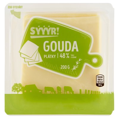 Obrázek Gouda plátky 200g