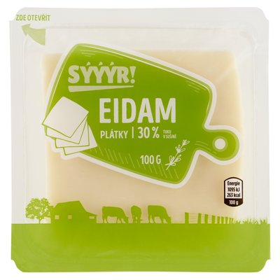 Obrázek Eidam plátky 100g