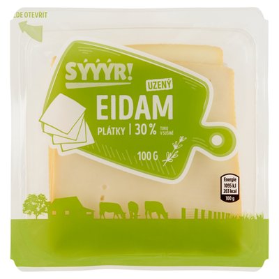 Obrázek Uzený eidam plátky 100g