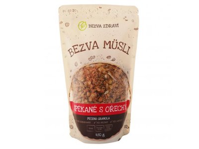 Obrázek ŠETŘÍME JÍDLEM: Bezva Müsli Granola spékané s ořechy 450g