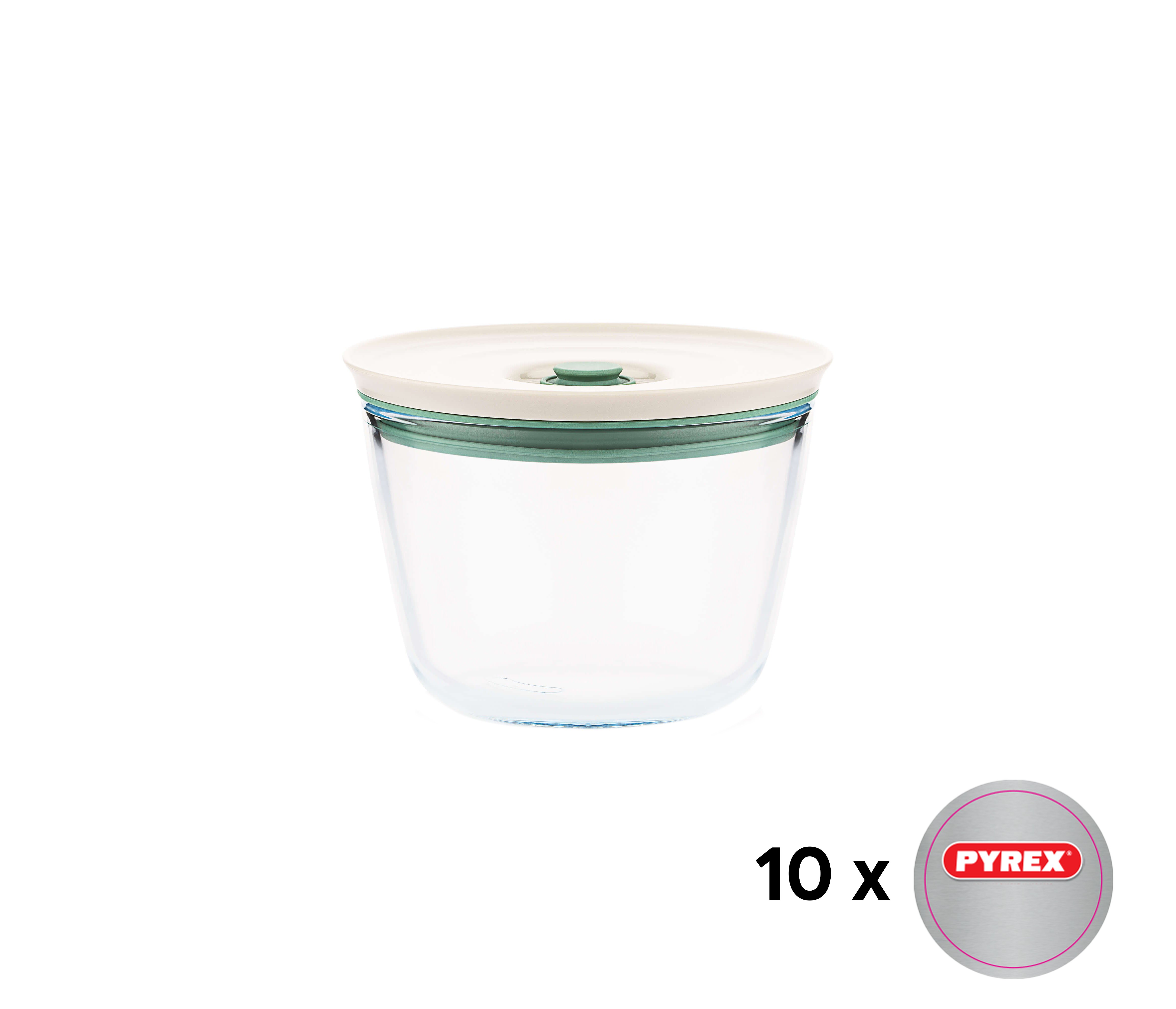 Vakuovací dóza Pyrex 600ml, 12x12x8cm (za 10 samolepek) | BILLA e-shop