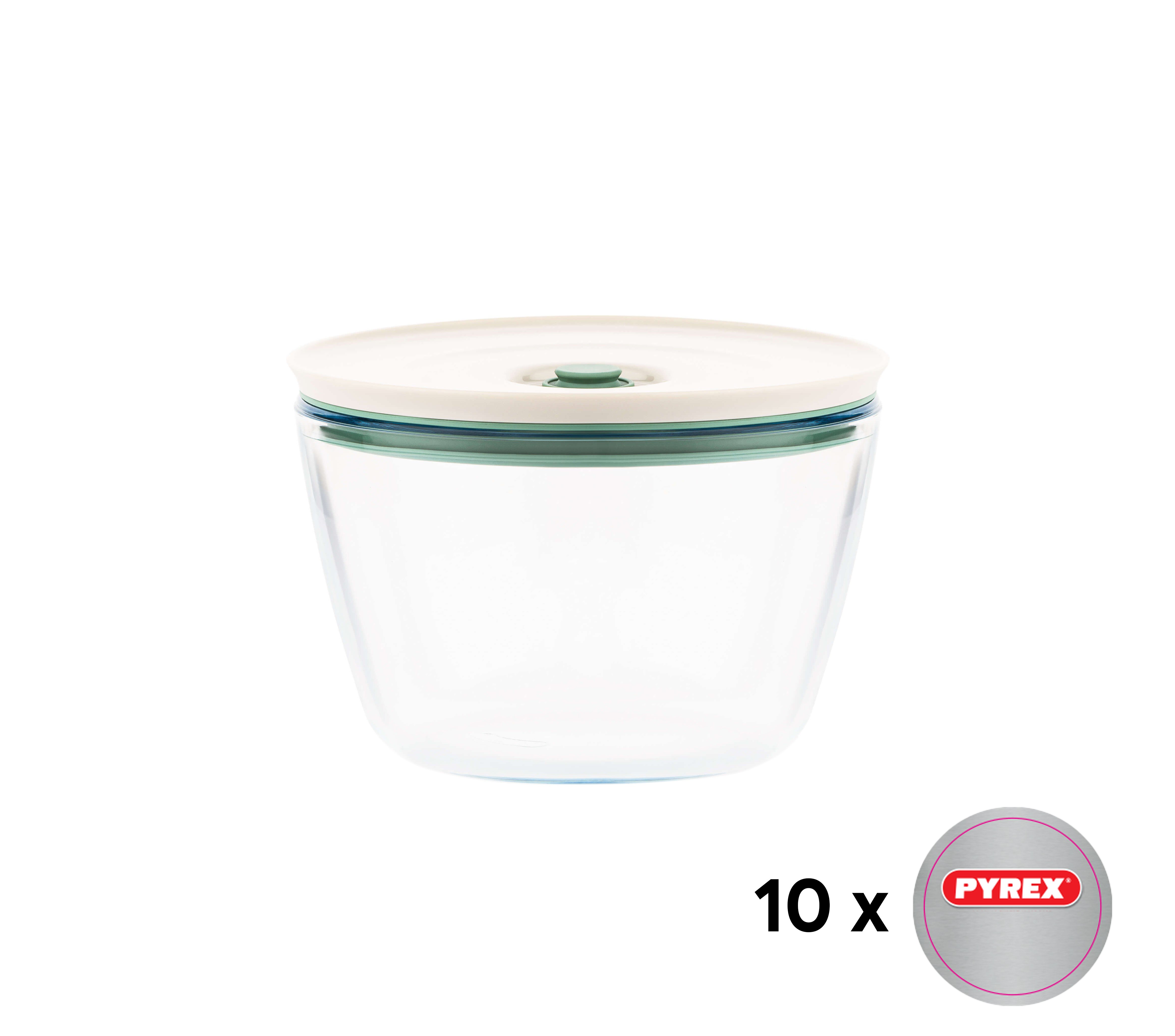 Vakuovací dóza Pyrex 1100ml, 15x15x10cm (za 10 samolepek) | BILLA e-shop