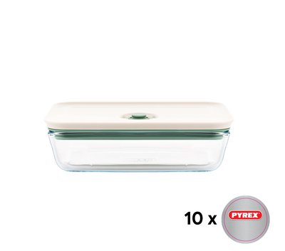 Obrázek Vakuovací dóza Pyrex 800ml, 19x14x5cm (za 10 samolepek)