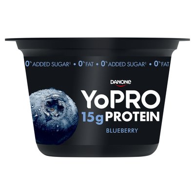 Obrázek ŠETŘÍME JÍDLEM: YoPRO odtučněný zakysaný výrobek - Borůvka 160g