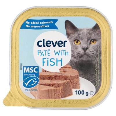 Obrázek Clever Kompletní krmivo pro dospělé kočky s rybou 100g