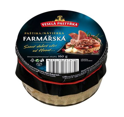 Obrázek Veselá pastýřka Farmářská paštika 160g