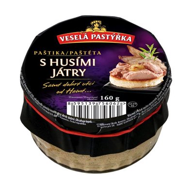 Obrázek Veselá pastýřka Paštika s husími játry 160g