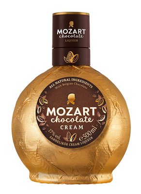 Obrázek ŠETŘÍME JÍDLEM: Mozart Chocolate Gold Cream liqueur 17% 0,5l
