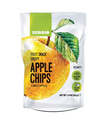 Obrázek ŠETŘÍME JÍDLEM: Sergio Jablečné chipsy - žluté jablko 28g