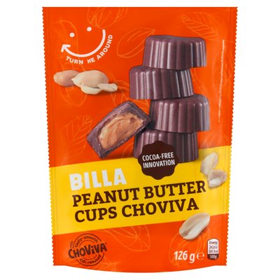 Obrázek BILLA Cukrovinka s mletými slunečnicovými semínky, plněná arašídovým krémem 126g