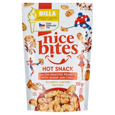 Obrázek Nice Bites Pražená solená jádra arašídů v cukrové krustě s chilli 150g