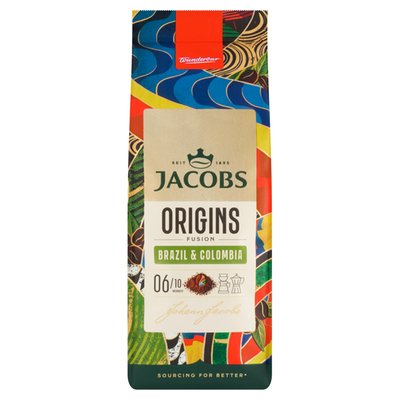 Obrázek Jacobs Origins Fusion Brazil & Colombia káva pražená mletá 200g