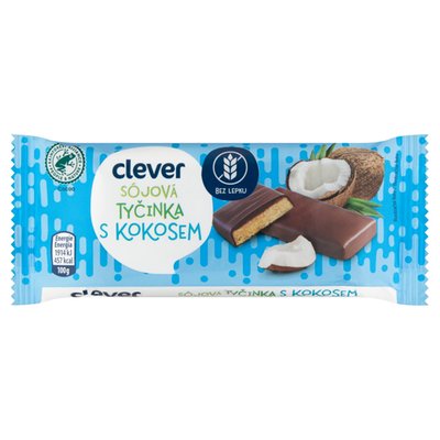 Obrázek clever Sójová tyčinka s kokosem, bez lepku 80g