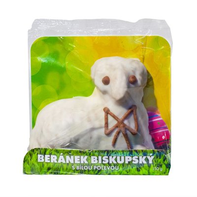 Obrázek Beránek biskupský s bílou polevou 150 g