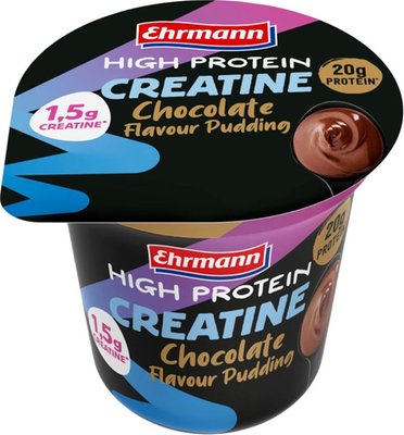 Obrázek Ehrmann High Protein Creatine Chocolate Flavour Pudding 230g