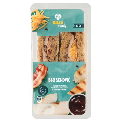 Obrázek BILLA Ready BBQ sendvič 210g
